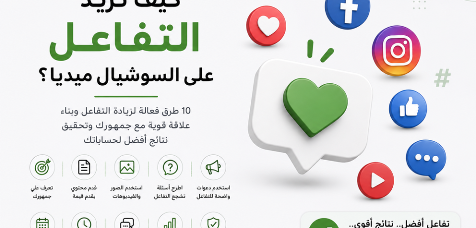 زيادة التفاعل على السوشيال ميديا وبناء علاقة قوية مع العملاء